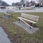 Bench Repair at 11250 Wyandotte St E