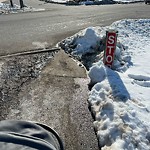 Snow on Sidewalks Adjacent to Park at 4500 Southwood Lakes Blvd