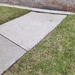 Sidewalk Repair at 841 Kildare Rd