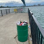 Garbage Bin Emptying at Ambassador Bridge