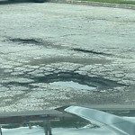 Pothole on Road at 2640 Tecumseh Rd W