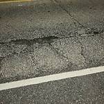 Pothole on Road at 1703 Parent Ave