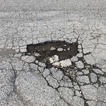 Pothole on Road at 3955 Tecumseh Rd E