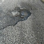 Pothole on Road at 591 Jarvis Ave
