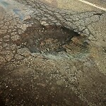 Pothole on Road at 2450 Chrysler Centre