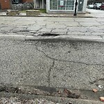 Pothole on Road at 3158 Sandwich St