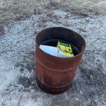 Garbage Bin Emptying at 4650 Alpenrose Ave
