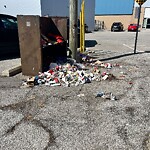 Garbage Bin Emptying at 480 University Ave W