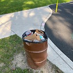 Garbage Bin Emptying at 3125 Mark Ave