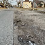 Pothole on Road at 2450 Chrysler Centre