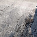 Pothole on Road at 3241 Mark Ave