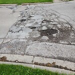 Pothole on Road at 2397 Chandler Rd