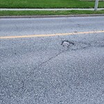 Pothole on Road at 2323 Timbercrest Ave