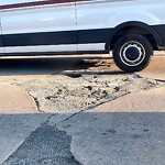 Pothole on Road at 500 Tecumseh Rd E