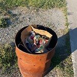 Garbage Bin Emptying at 4650 Alpenrose Ave