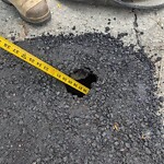 Pothole on Road at 951 Homedale Blvd