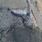 Pothole on Road at 2755 Lauzon Pky