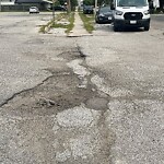 Pothole on Road at 385 Dieppe St